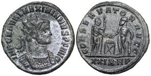 Maximianus
                      CONSERVATOR AVGG from Siscia