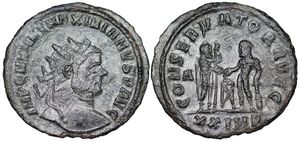 Maximianus CONSERVATOR AVGG Siscia 581