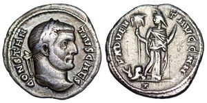 Constantius I F
                        ADVENT AVGG NN RIC VI 14a