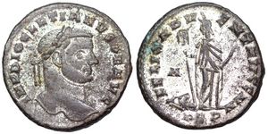 Diocletian FELIX
                      ADVENT AVGG NN Carthage 21