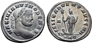 Galerius FELIX
                      ADVENT AVGG NN Carthage 22b