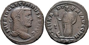 Diocletian FELIX
                      ADVENT AVGG NN Carthage 23a