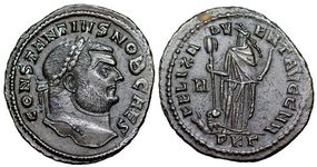 Constantius I FELIX
                      ADVENT AVGG NN Carthage 26a