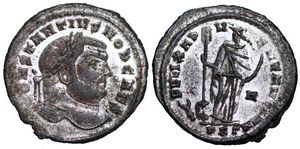 Constantius I
                      FELIX ADVENT AVGG NN Carthage 26a
