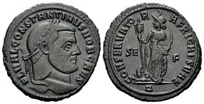 Constantine I CONSERVATOR AFRICAE SVAE
                      Carthage 58