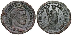 Constantine I CONSERVATOR AFRICAE SVAE
                      Carthage Not in RIC Drost 24