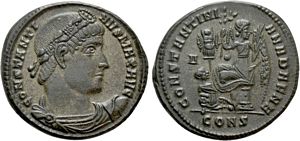 Constantine I CONSTANTINIANA DAFNE
                    Constantinople 35