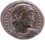 Constantine the Great diademed (plain, rosette,
                    pearl), draped, cuir. bust RIC 35, RIC 38