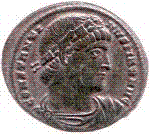 Constantine the Great diademed (plain, rosette, pearl), draped, cuir. bust RIC 35, RIC 38