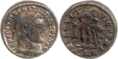 HERCVLI VICTORI coin from Constantine the Great