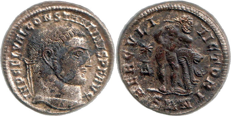 Constantine I HERCVLI VICTORI The
          Farnese Hercules