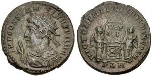 Constantine I
                        VICTORIAE LAETAE PRINC PERP London
