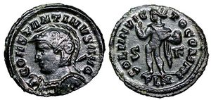 Constantine I SOLI INVICTO COMITI London 17