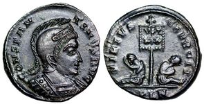 Constantine I VIRTVS EXERCIT London 191