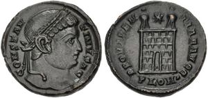 Constantine I PROVIDENTIAE AVGG London 294