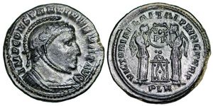 Constantine
                        I VICTORIAE LAETAE PRINC PERP London 154