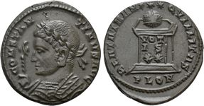 Constantine I
                      BEATA TRANQVILLITAS London 225