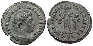 Constantine I
                      SOLI INVICTO COMITI London 32
