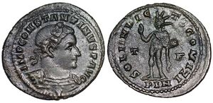 Constantine I
                      SOLI INVICTO COMITI London 124