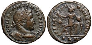 Constantine I
                      FELICITAS AVGG NN London 246
