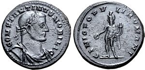 Constantine I
                      GENIO POPVLI ROMANI London 66 Ex Rauceby Hoard