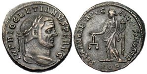 Diocletian SACRA MONET AVGG ET CAESS NOSTR from
                Aquileia