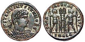 Constantine II GLORIA EXERCITVS Alexandria
                        59