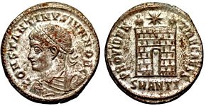 Constantine II PROVIDENTIAE CAESS Antioch 73