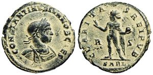 Constantine II CLARITAS
                      REIPVB Arles 118