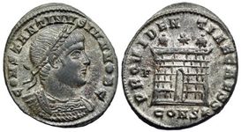 Constantine II
                      PROVIDENTIAE CAESS Constantinople 39