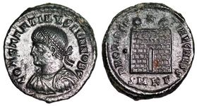 Constantine II
                      PROVIDENTIAE CAESS Cyzicus