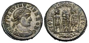 Constantine II GLORIA EXERCITVS Cyzicus 80