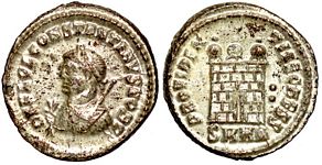 Constantine II PROVIDENTIAE CAESS Heraclea
                        37