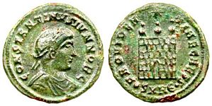 Constantine II PROVIDENTIAE CAESS Heraclea
                        67