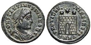 Constantine II PROVIDENTIAE CAESS Heraclea
                      77