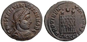 Constantine II PROVIDENTIAE CAESS Heraclea
                        83