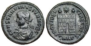 Constantine II PROVIDENTIAE CAESS Nicomedia
                      93