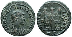 Constantine II VIRTVS
                      AVGG Rome 173