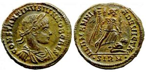 Constantine II ALAMANNIA DEVICTA Sirmium 50