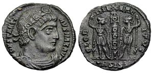 Constantine II GLORIA
                        EXERCITVS RIC VIII Siscia 79