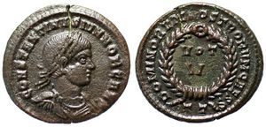 Constantine II VOT V Ticinum 152