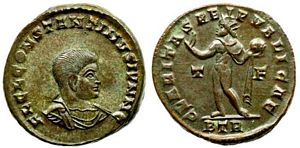 Constantine II CLARITAS REIPVBLICAE Trier
                      154