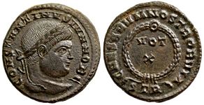 Constantine II VOT X Trier 433