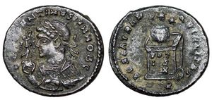 Constantine II BEATA
                      TRANQVILLITAS Trier 312