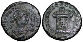 Constantine II BEATA
                      TRANQVILLITAS Trier 383
