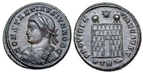 Constantine II PROVIDENTIAE CAESS Trier 479