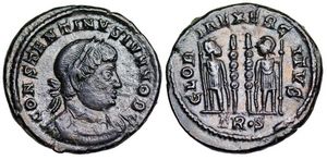 Constantine II GLORIA
                      EXERCITVS Trier 539