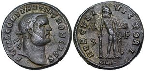 Constantius I
                      HERCVLI VICTORI Alexandria 40