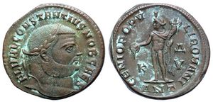 Constantius I GENIO POPVLI ROMANI Antioch
                        55