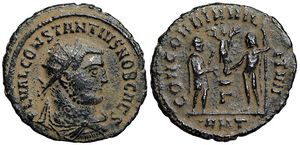 Constantius I
                        CONCORDIA MILITVM from Antioch